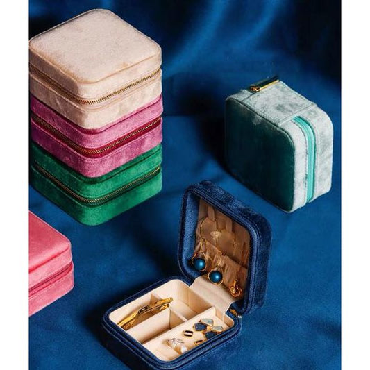 Tragbare Reise-Schmuckschatulle - Vintage