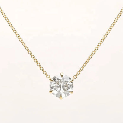 Central Solitaire Necklace