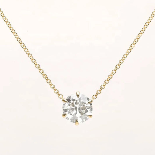 Central Solitaire Necklace