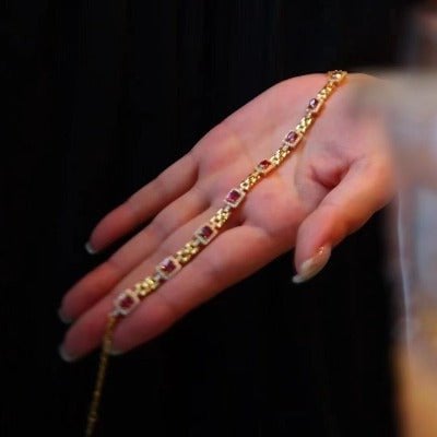 Granatsteinarmband á la Italia