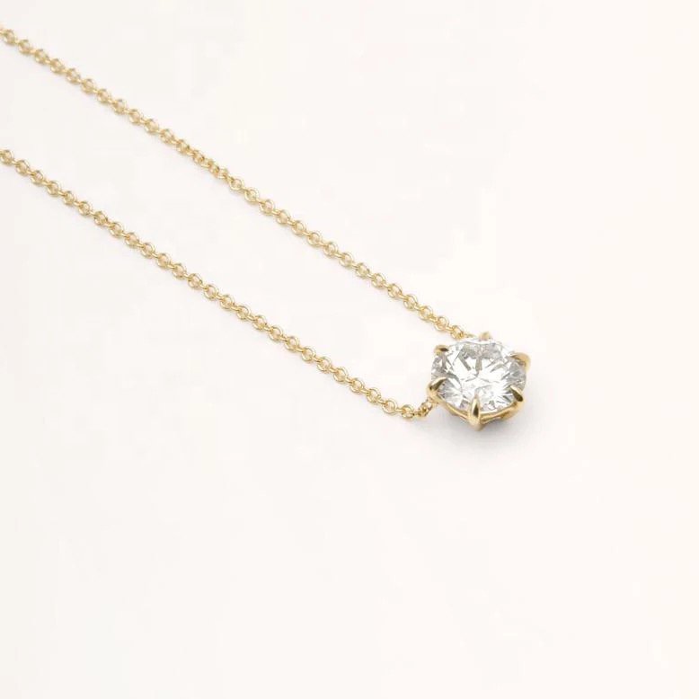 Central Solitaire Necklace