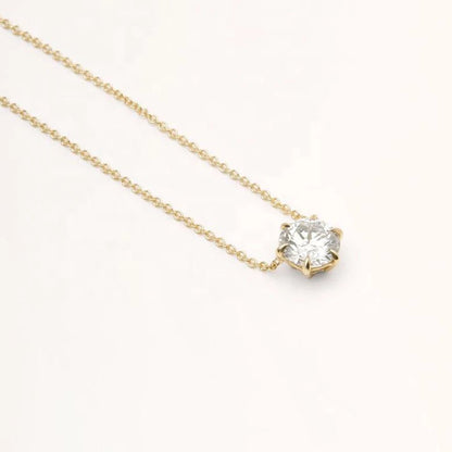 Central Solitaire Necklace