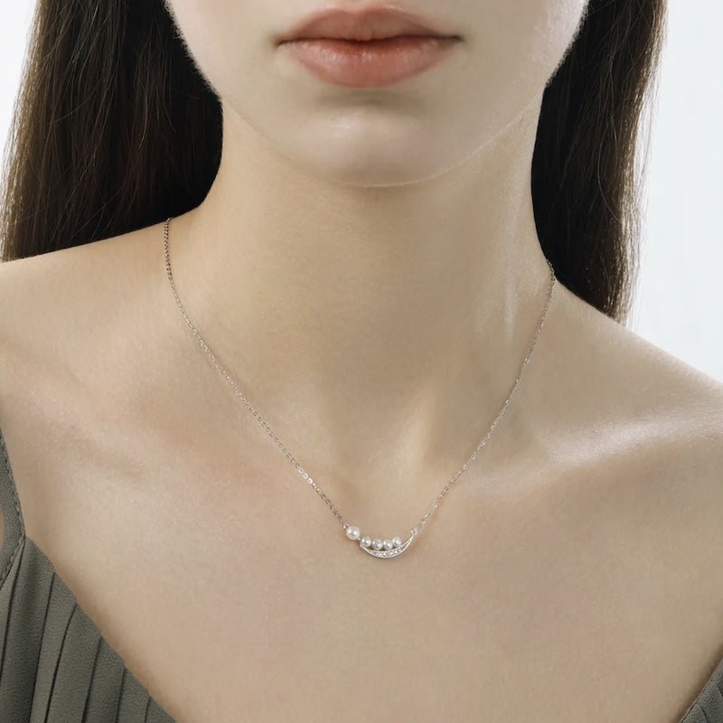 Elegante Smile-Perlenkette