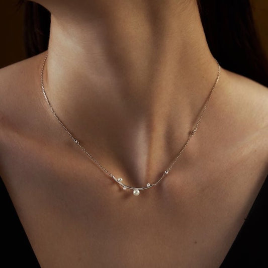 Kristallkette mit Sternenperle