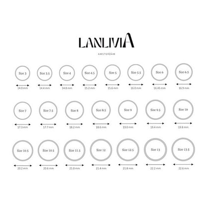 Blue Topaz Ring (Prinzessinnen-Stil)