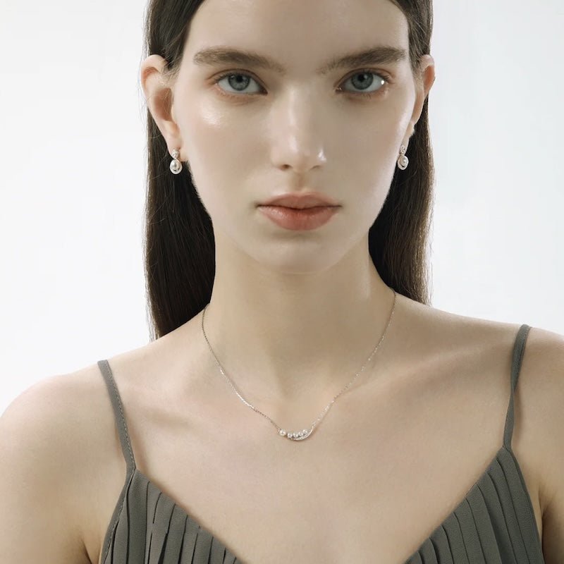 Elegante Smile-Perlenkette