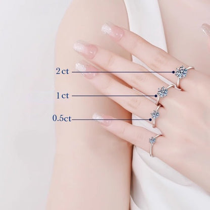 Zeitloser Solitäre-Ring