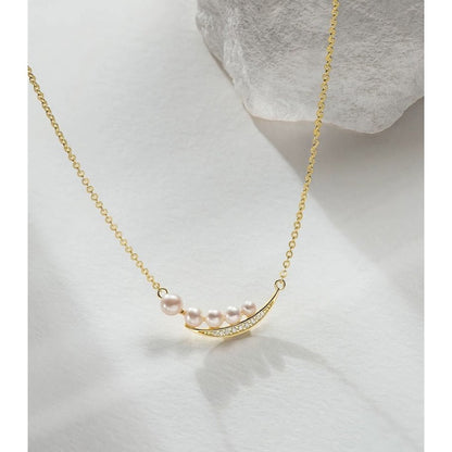 Elegante Smile-Perlenkette