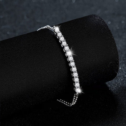 Chic Moissanite Stone Smile Armband