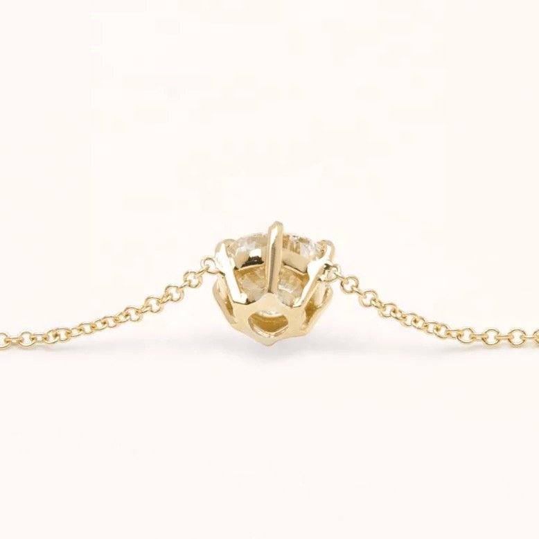 Central Solitaire Necklace
