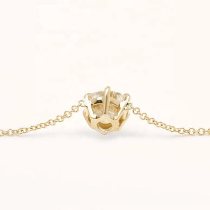 Central Solitaire Necklace