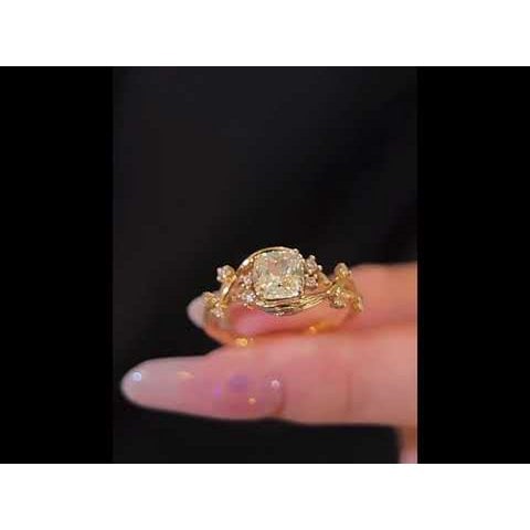 Zirkonia-Blütenzweig-Ring