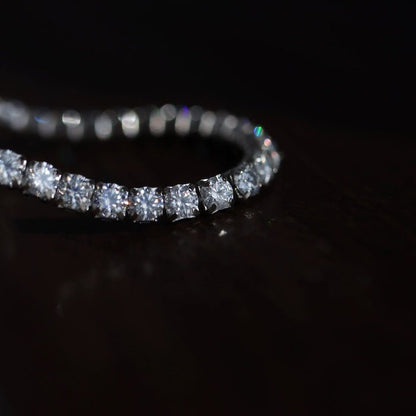 Chic Moissanite Stone Smile Armband