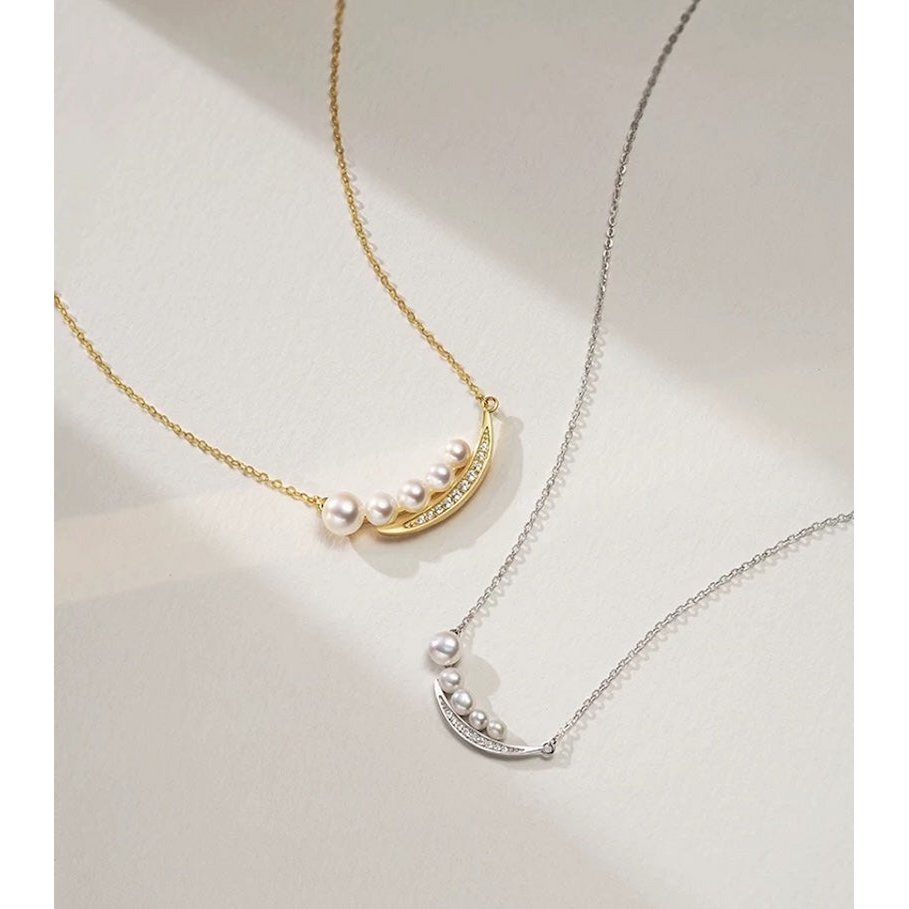 Elegante Smile-Perlenkette