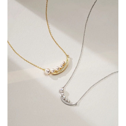 Elegante Smile-Perlenkette