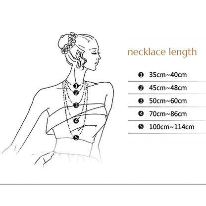 Elegante Smile-Perlenkette